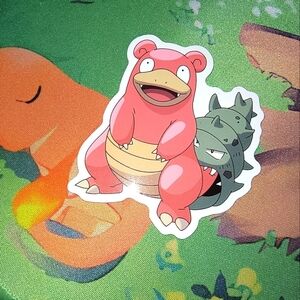 Pokemon Pink and Green Arts & Crafts Sticker